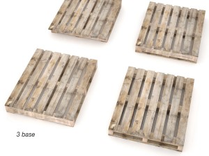 european pallets collection 3D Model