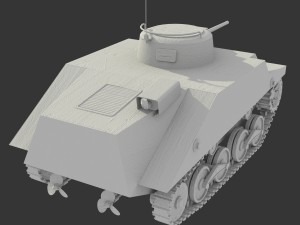 tank type 2 ka-mi 3D मॉडल