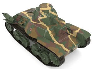 tank type 95 ha-go 3D-Modell