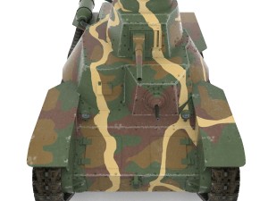 tank type 95 ha-go Modelo 3D