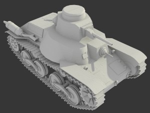 tank type 95 ha-go Modelo 3D