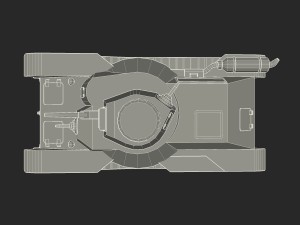 tank type 95 ha-go Modelo 3D