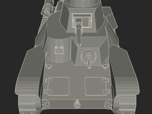tank type 95 ha-go Modelo 3D