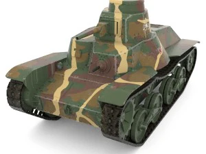 japanes tanks collection 3D Model
