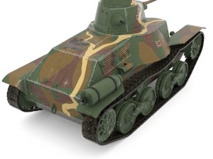 japanes tanks collection 3D Модель