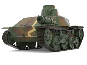 japanes tanks collection 3D Model