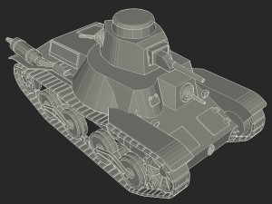 japanes tanks collection 3D Модель