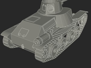 japanes tanks collection 3D Модель