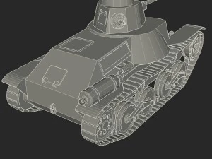 japanes tanks collection 3D Model