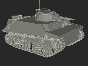 japanes tanks collection 3D Модель