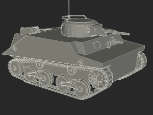 japanes tanks collection 3D Model