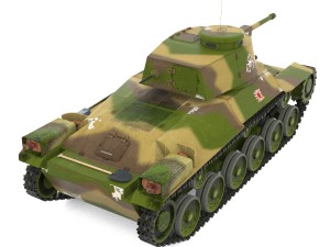 japanes tanks collection 3D Модель