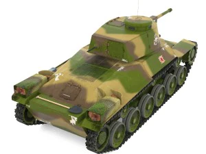 japanes tanks collection 3D Model