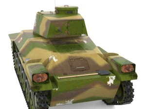 japanes tanks collection 3D Model