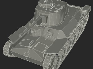 japanes tanks collection 3D Модель