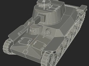 japanes tanks collection 3D Model