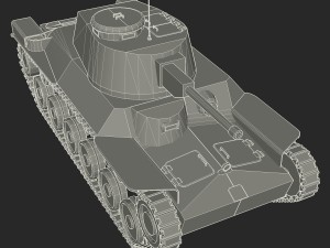 japanes tanks collection 3D Модель