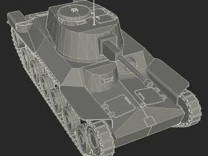 japanes tanks collection 3D Model