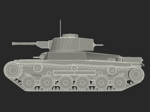 japanes tanks collection 3D Модель