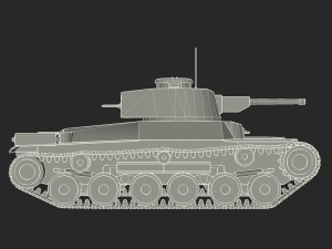 japanes tanks collection 3D Модель