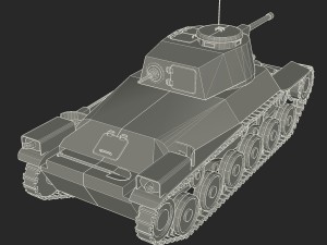 japanes tanks collection 3D Модель