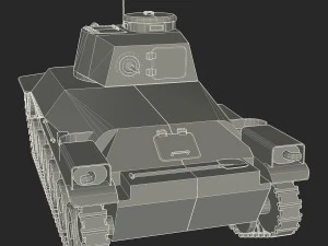 japanes tanks collection 3D Model