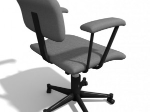 simple office chair 3D-Modell