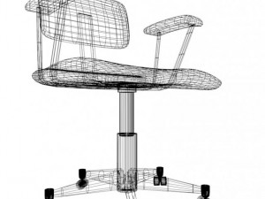 simple office chair 3D-Modell