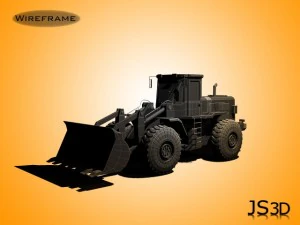 wheel loader 3D Model