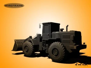 wheel loader 3D Model