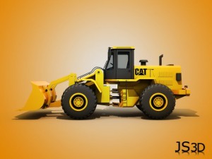 wheel loader 3D Модель