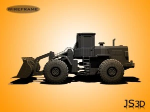 wheel loader 3D Model