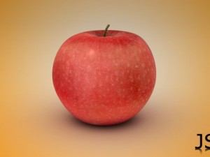 realistic apples green  red Model 3D