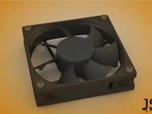 pc cooler fan 3D Model