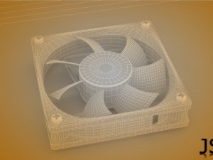 pc cooler fan Modèle 3D