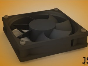 pc cooler fan Modèle 3D