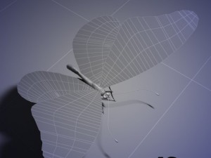 butterfly animated Modello 3D