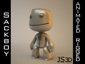 sackboy character 3D 모델