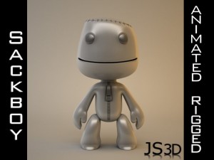 sackboy character 3D Model