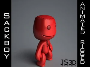 сэкбой персонаж 3D Модель