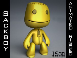 sackboy character 3D Model