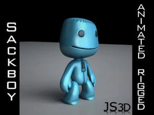 сэкбой персонаж 3D Модель