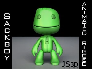 сэкбой персонаж 3D Модель