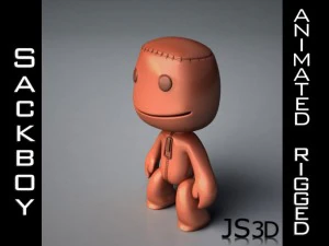 сэкбой персонаж 3D Модель