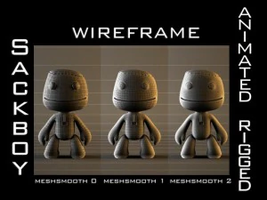 сэкбой персонаж 3D Модель