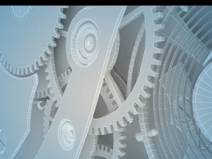 clock  watch mechanism 3D Model