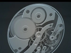 clock  watch mechanism 3D Model