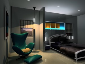 bed room Modello 3D