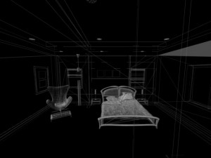 bed room Modello 3D