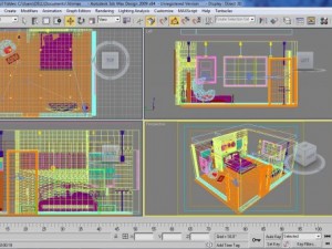 bed room Modello 3D